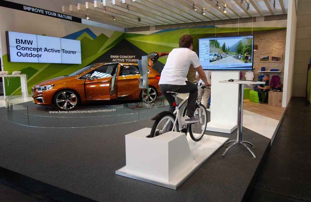Bike Simulator  Energie Bikes mit Watt-Skala buchen